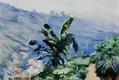 Paisagem com bananeiras - Cândido Portinari