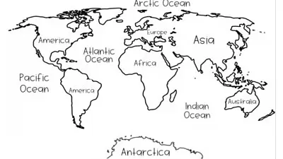 continents and oceans