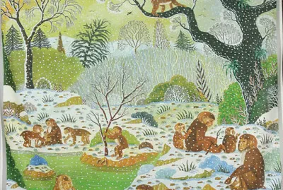 פאזל של Les Macaques