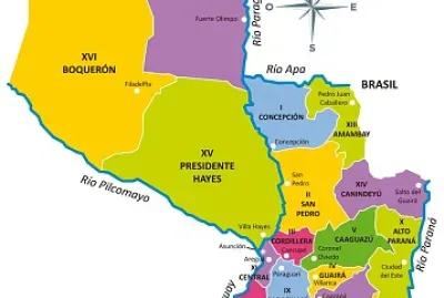 Mapa del Paraguay