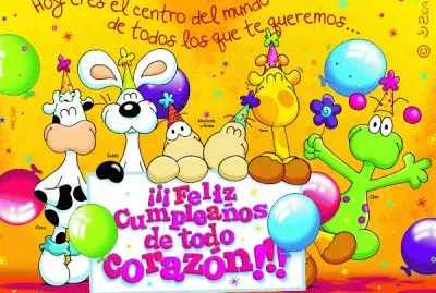 Feliz CumpleaÃ±os/Joyeux Anniversaire/Happy Birthday