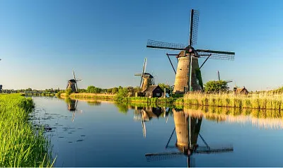 Molinos en el rio jigsaw puzzle