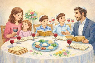 ליל סדר משפחתי