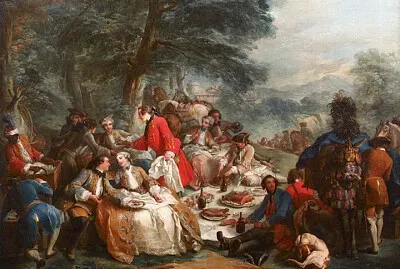 Van Loo halte de chasse