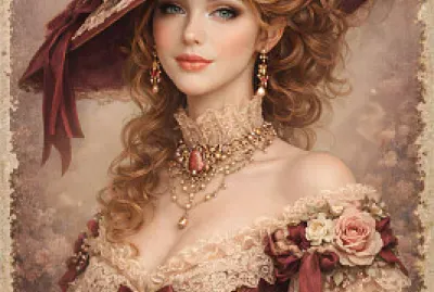 Victorian Lady Portrait Printable