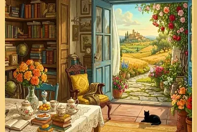 Matin de printemps paisible