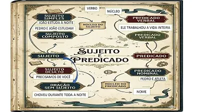 פאזל של SUJEITO E PREDICADO