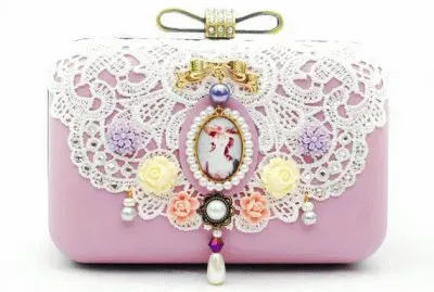 Vintage Lace Clutch Bag jigsaw puzzle