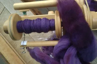 Spinning Purple Wool jigsaw puzzle
