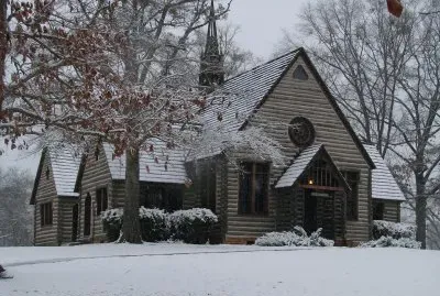 Snowy Barnwell Chapel