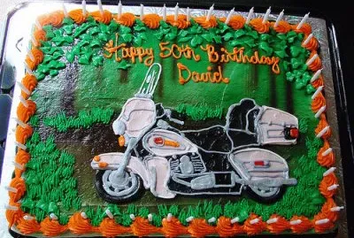 Harley Birthday Cake