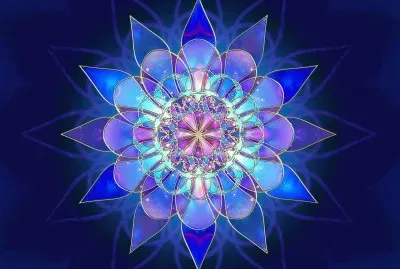 fractal bleu