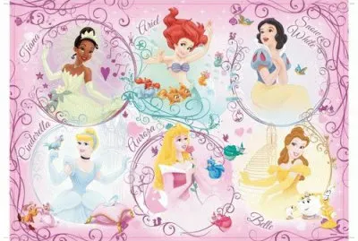 Tiana Ariel SnowWhite Cinderella Aurora Belle