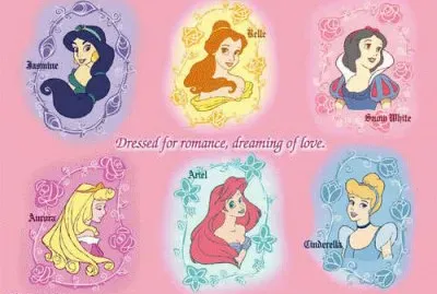Jasmine Belle SnowWhite Aurora Ariel Cinderella