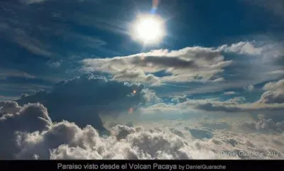 Looking toward volcano