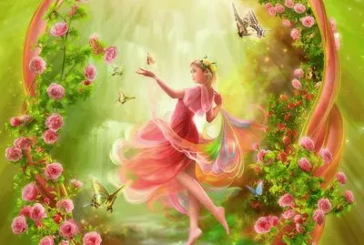 פאזל של hada de las flores