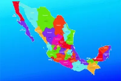 Mapa de MÃ©xico