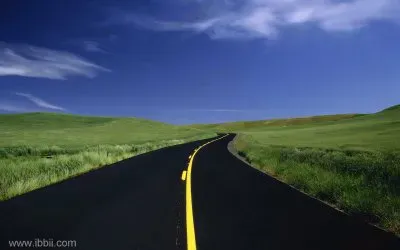 on the road