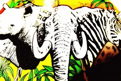 פאזל של Elephant Art