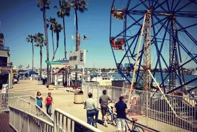 Newport Beach Waterfront Walkway