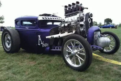 Purple People Eater Rat Rod