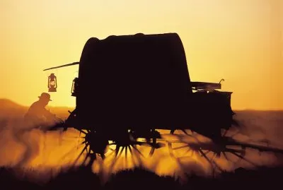 Cowboy kitchen on wheels