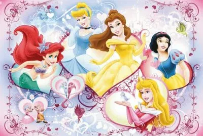 Ariel Cinderella Belle Aurora SnowWhite