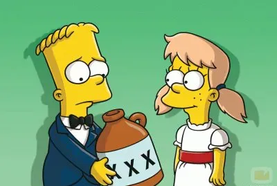 Bart y la hija de Cleto