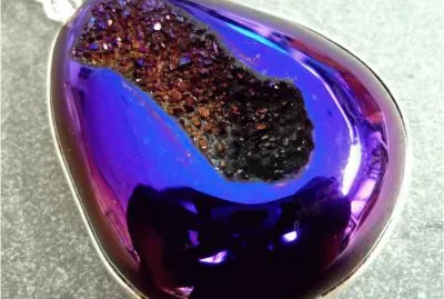Royal Purple Aura Crystal