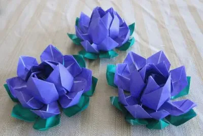 Origami Lotus Flowers
