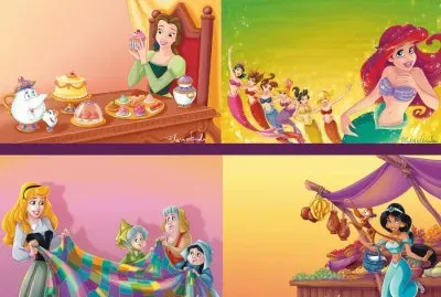 Belle Ariel Aurora Jasmine