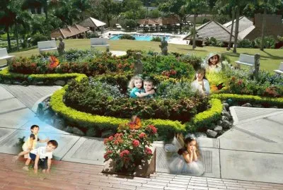 jugando en el jardin jigsaw puzzle