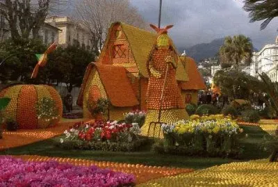 orange and lemons village jigsaw puzzle