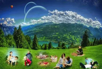 picnic familiar jigsaw puzzle