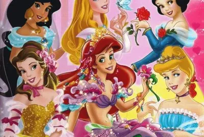 Jasmine Aurora SnowWhite Belle Ariel Cinderella
