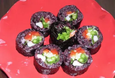 Purple Rice Sushi