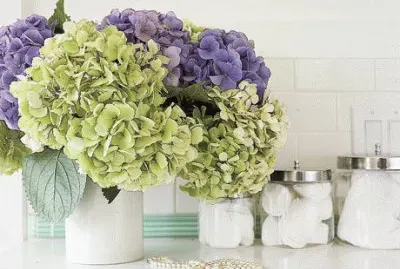 Bathroom Flower Arrangement