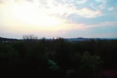 Sonnenuntergang in Bayreuth