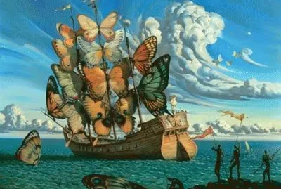 Butterfly Ship jigsaw puzzle