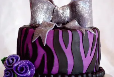Purple Zebra Cake