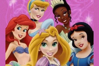 Ariel Cinderella Rapunzel Tiana SnowWhite