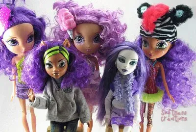 Dolls with Purple Hair