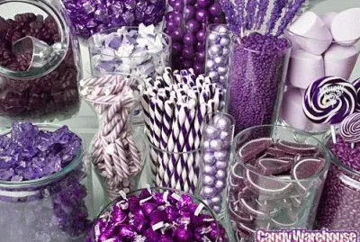Purple Candy Buffet