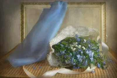 Romantic Spring Floral Still Life