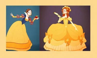 SnowWhite Belle jigsaw puzzle