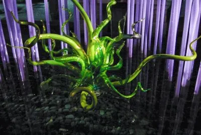 Chihuly Octopus in Purple Reeds-Dallas