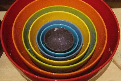 colorful bowls