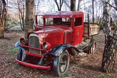 old whiskey truck