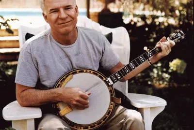 Steve Martin and his banjo