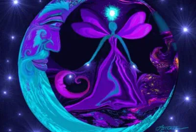 Reiki Energy Angel-Abstract Art